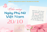 Chúc mừng ngày Phụ nữ Việt Nam 20/10