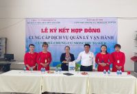 Lễ ký kết hợp đồng dịch vụ quản lý vận hành Cụm nhà chung cư Mosco Tower